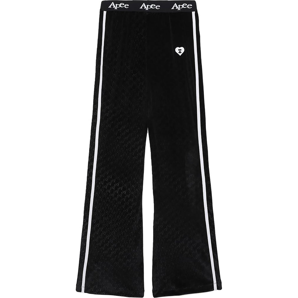PATTERN FLEECE FLARED PANTS LADIES