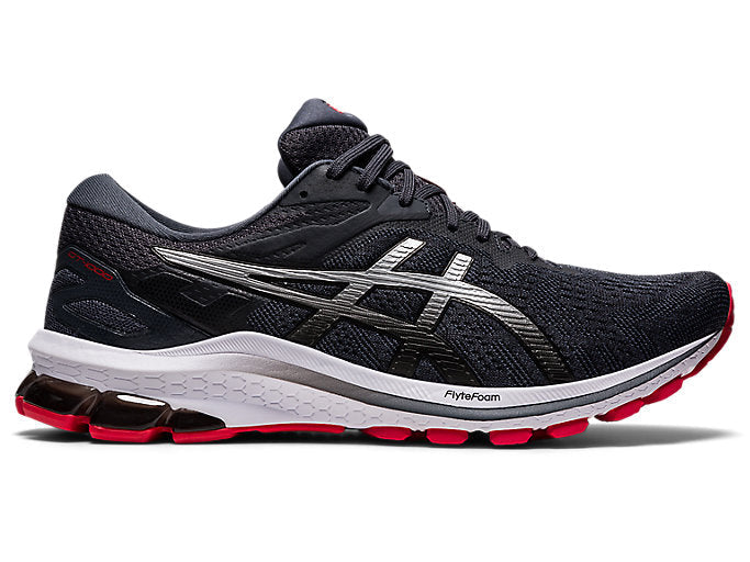 Men's Asics GT-1000 10, Carrier Grey/Pure Silver, 8 D Medium