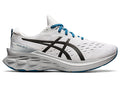 Men's Asics Novablast 2, White/Black, 10.5 D Medium