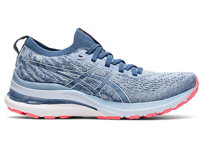 Women's Asics Gel-Kayano 28, Mist/Soft Sky, 10 B Medium