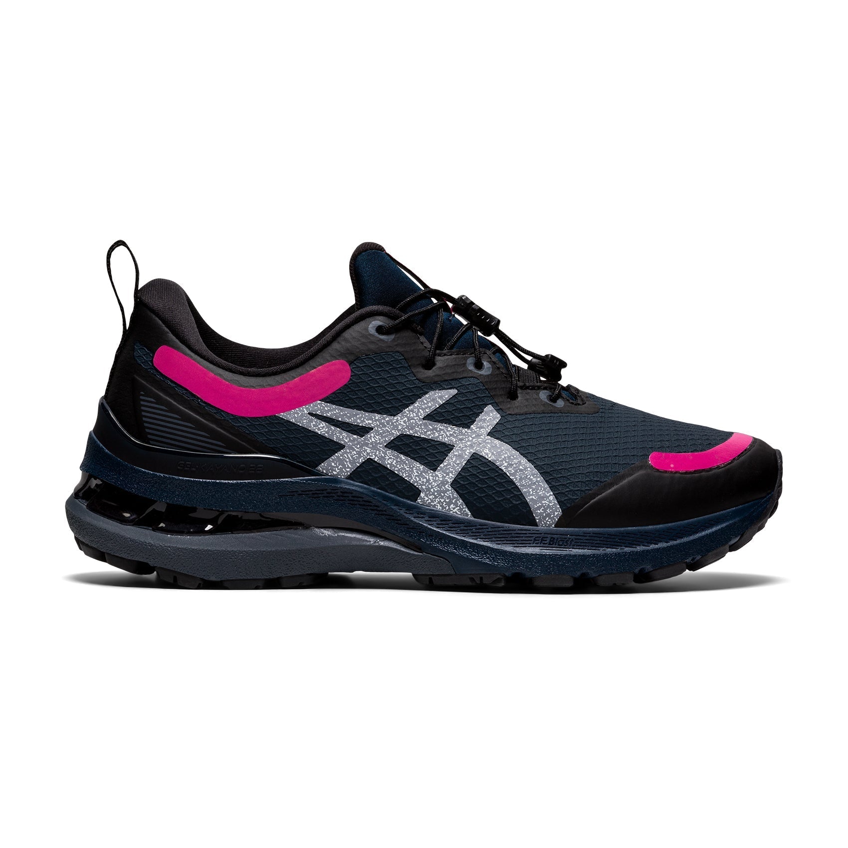 Women's Asics Gel-Kayano 28, French Blue/Pink Rave, 7.5 B Medium