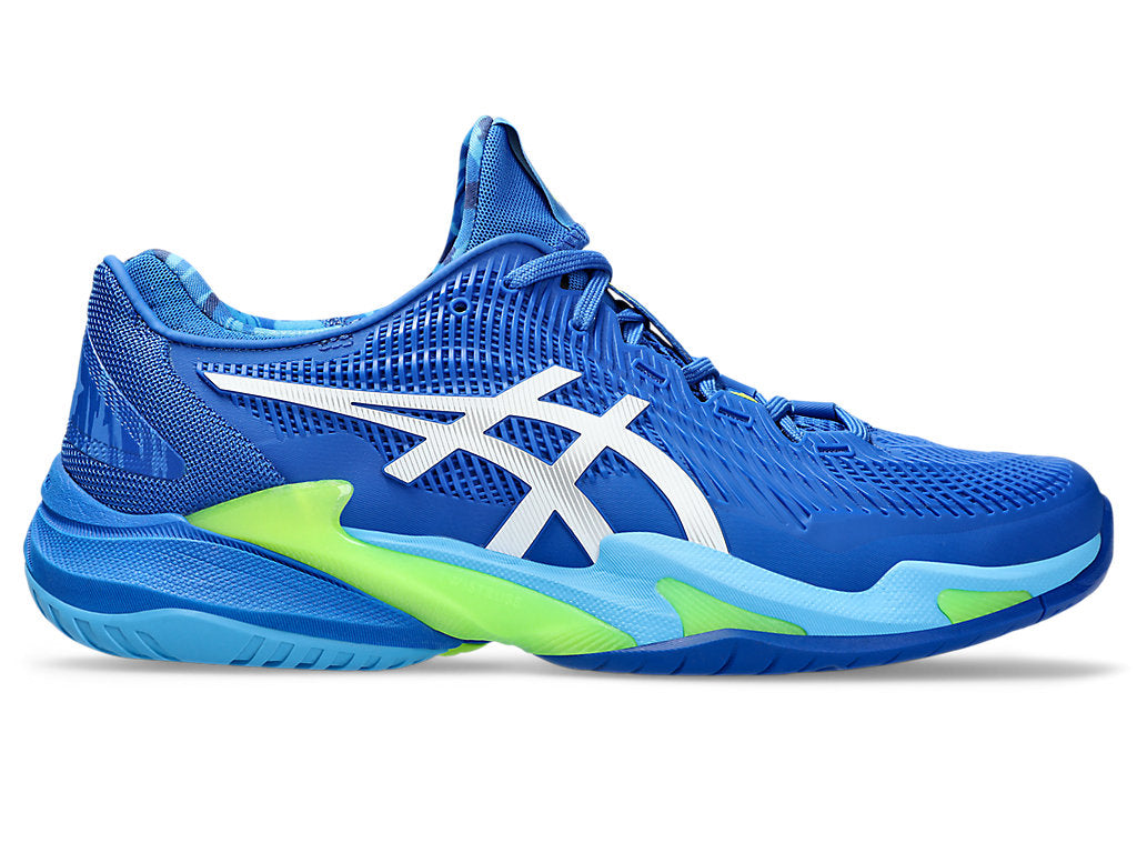 Men's Asics Court FlyteFoam 3 Novak, Tuna Blue/White, 11 D Medium