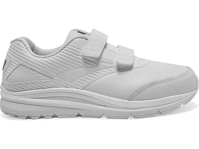 Women's Brooks Addiction Walker V-Strap 2, White, 7 B Medium