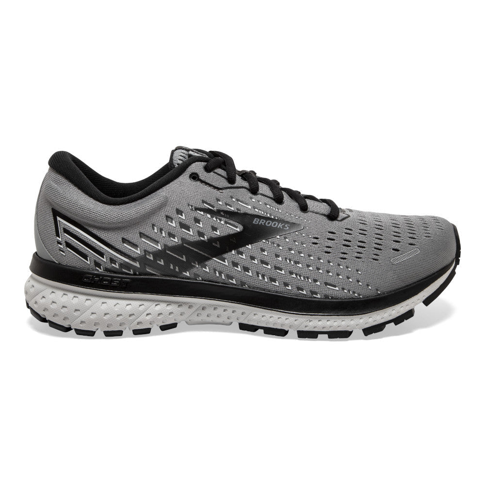 Men's Brooks Ghost 13, Primer Grey/Pearl/Black, 10.5 2E Wide