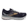 Men's Brooks Ghost 13, Peacoat/Grey/Gold, 11 D Medium