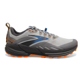 Men's Brooks Cascadia 16, Oyster Mushroom/Alloy/Orange, 9 D Medium