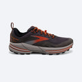 Men's Brooks Cascadia 16 GTX, Black/Ebony/Cinnabar, 14 D Medium