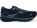 Men's Brooks Ghost 15, Crown Blue/Black/Green, 15 D Medium