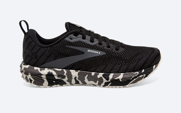Women's Brooks Revel 6, Black/Luna Rock, 9.5 B Medium