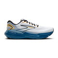 Men's Brooks Glycerin GTS 21, White/Sapphire/Orange, 13 D Medium