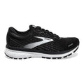 Women's Brooks Ghost 13, Black/Blackened Pearl/White, 11 D Wide