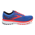 Women's Brooks Ghost 13, Blue/Coral/White, 11 B Medium
