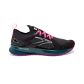Women's Brooks Levitate Stealthfit 5, Black/Blue/Pink, 9 B Medium