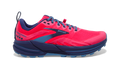 Women's Brooks Cascadia 16, Pink/Flambe/Cobalt, 8 B Medium