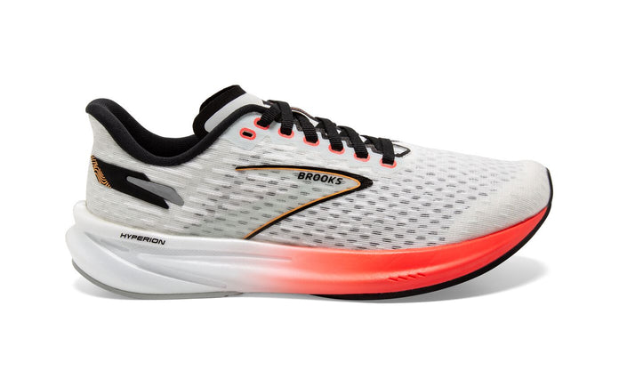 Women's Brooks Hyperion, Blue/Fiery Coral/Orange, 8 B Medium
