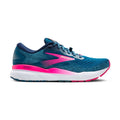 Women's Brooks Ghost 16 GTX, Moroccan Blue/Pink/Yellow, 10.5 B Medium