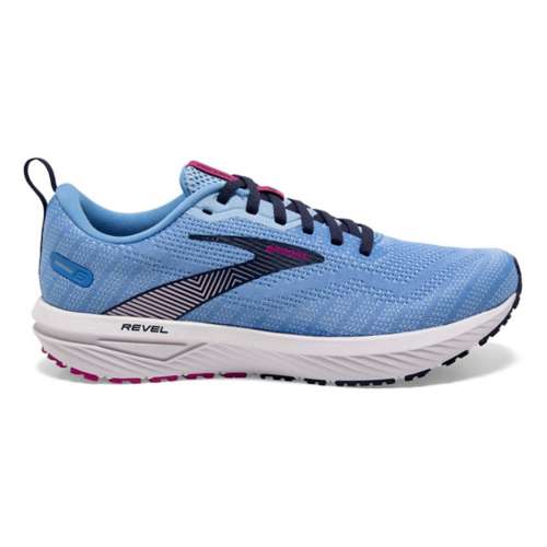 Women's Brooks Revel 6, Marina/Lilac Rose/Pink Lady, 11 B Medium