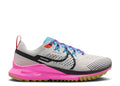 Women's Nike Pegasus Trail 4, Light Orewood Brown/Blue Lightning/Pink Spell/Dark Smoke Grey, 9 B Medium