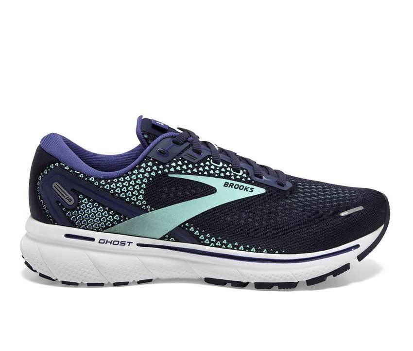Women's Brooks Ghost 14, Peacoat/Yucca/Navy, 11 B Medium