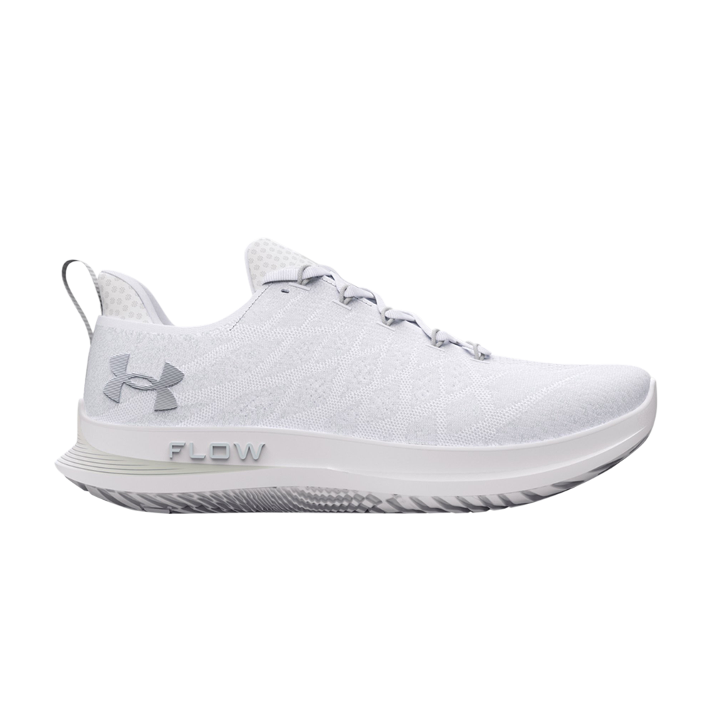 Women's Under Armour Velociti 3, White/Grey, 8.5 B Medium