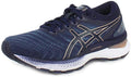 Women's Asics Gel-Nimbus 22, Grey Floss/Peacoat, 7.5 B Medium