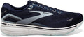 Women's Brooks Ghost 15, Peacoat/Pearl/Salt Air, 9 2E Extra Wide