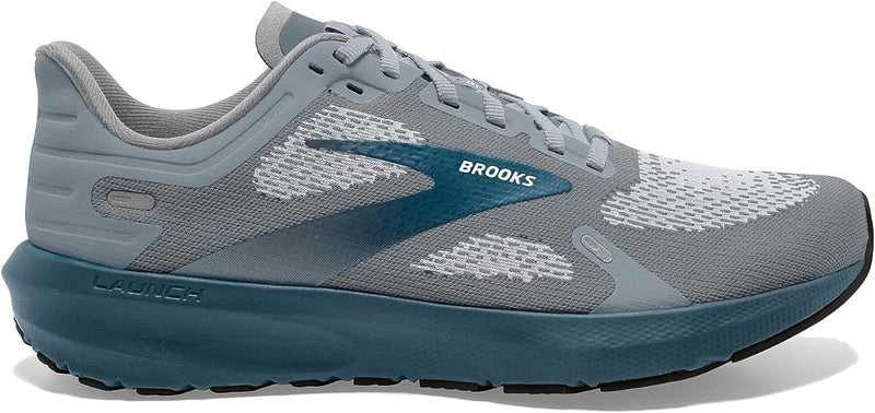 Men's Brooks Launch 9, Grey/Midnight/White, 13 D Medium