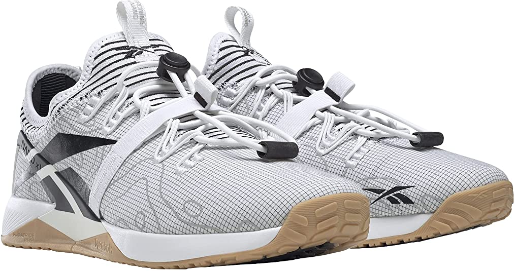 Men's Reebok Nano X1 Froning, White/Core Black, 11.5 D Medium
