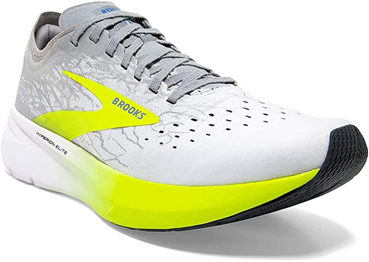Men's Brooks Hyperion Elite, White/Nightlife/Grey, 11 D Medium