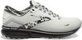 Men's Brooks Ghost 15, White/Ebony/Oyster, 9 D Medium