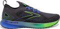 Men's Brooks Levitate StealthFit 5, Ebony/Gecko/Dazzling Blu, 11.5 D Medium