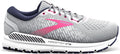 Women's Brooks Addiction GTS 15, Oyster/Peacoat/Lilac Rose, 9 D Wide