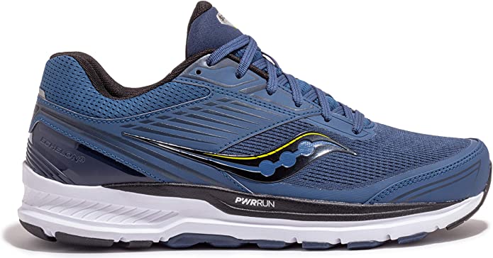 Men's Saucony Echelon 8, Storm/Black, 10.5 2E Wide