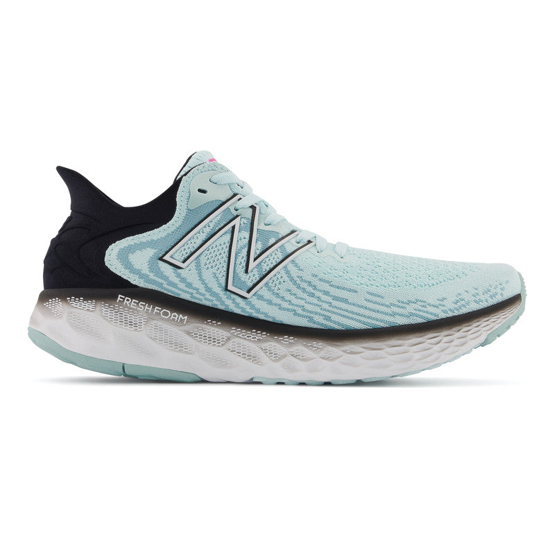 Women's New Balance Fresh Foam 1080 v11, Pale Blue Chill/Black, 9 B Medium