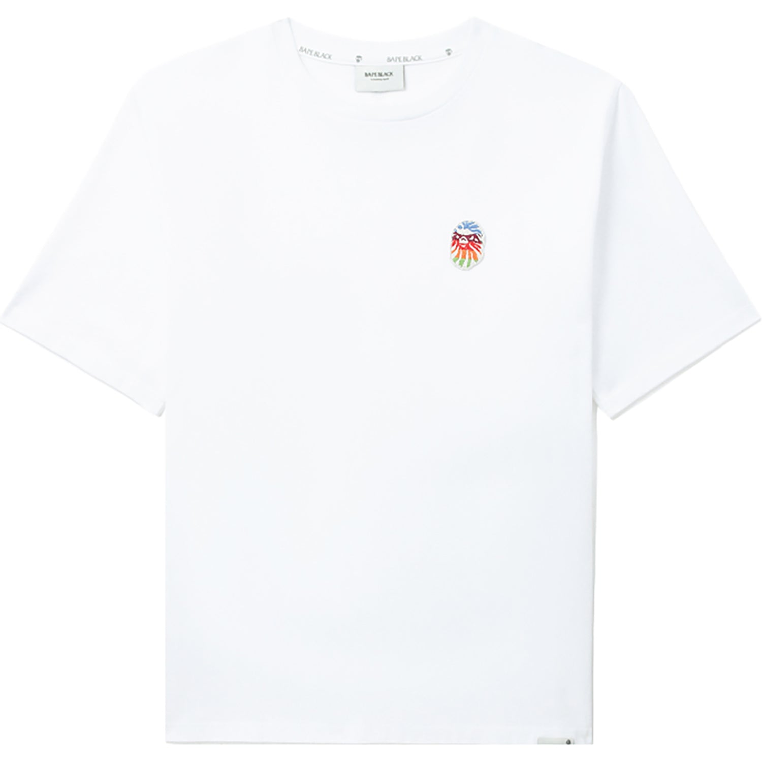 BAPE BLACK RAINBOW ONE POINT TEE MENS