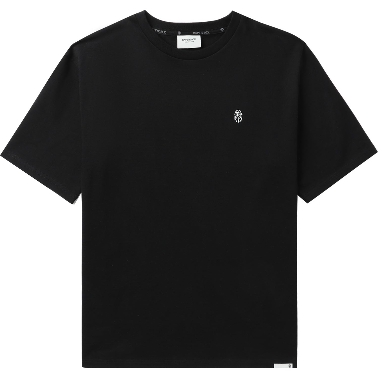 BAPE BLACK EMBROIDERY TEE MENS