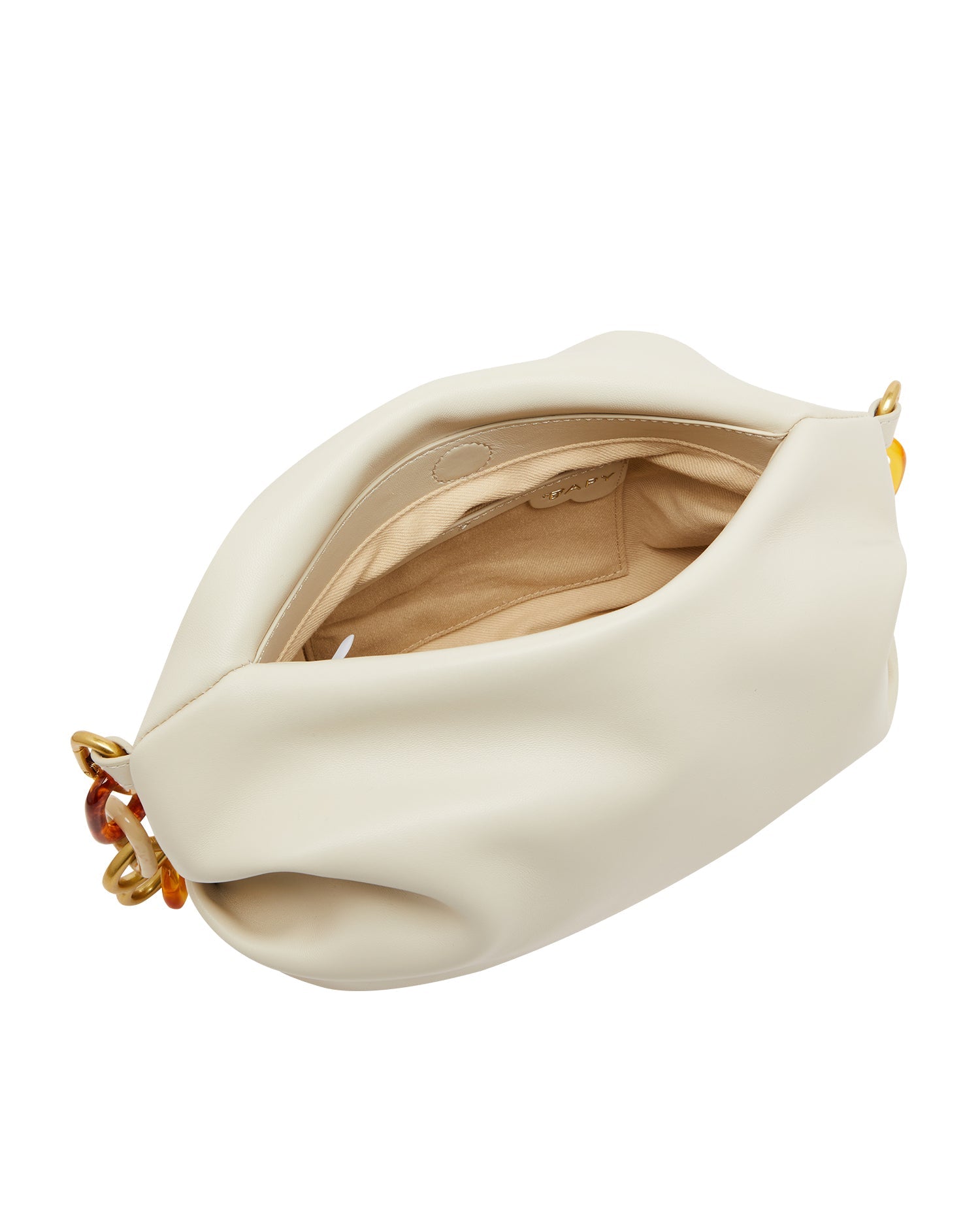 BAPY SOFT LEATHER CHUNKY CHAIN BAG LADIES