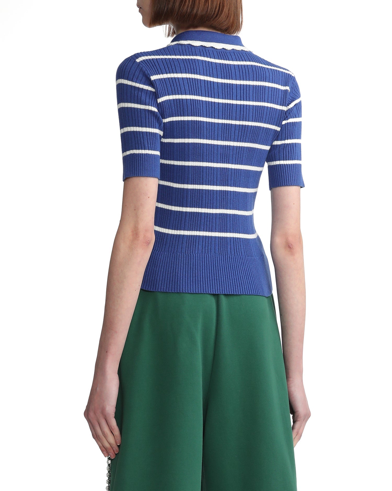 BAPY STRIPES KNIT TOP LADIES