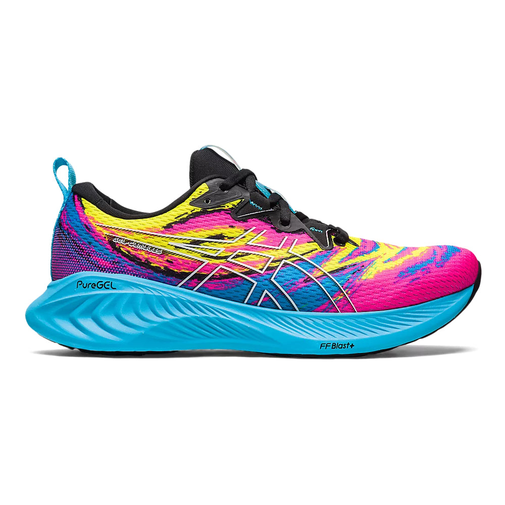 Men's Asics Gel-Cumulus 25, Aquarium/Vibrant Yellow, 11 D Medium