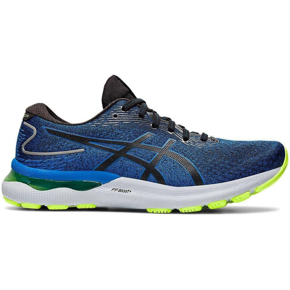 Men's Asics Gel-Nimbus 24, Black/Lake Drive, 8 D Medium