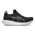 Men's Asics Gel-Nimbus 25, Black/Pure Silver, 13 2E Wide
