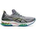 Men's Asics Gel-Kinsei Blast, Rock/Glow Yellow, 10.5 D Medium