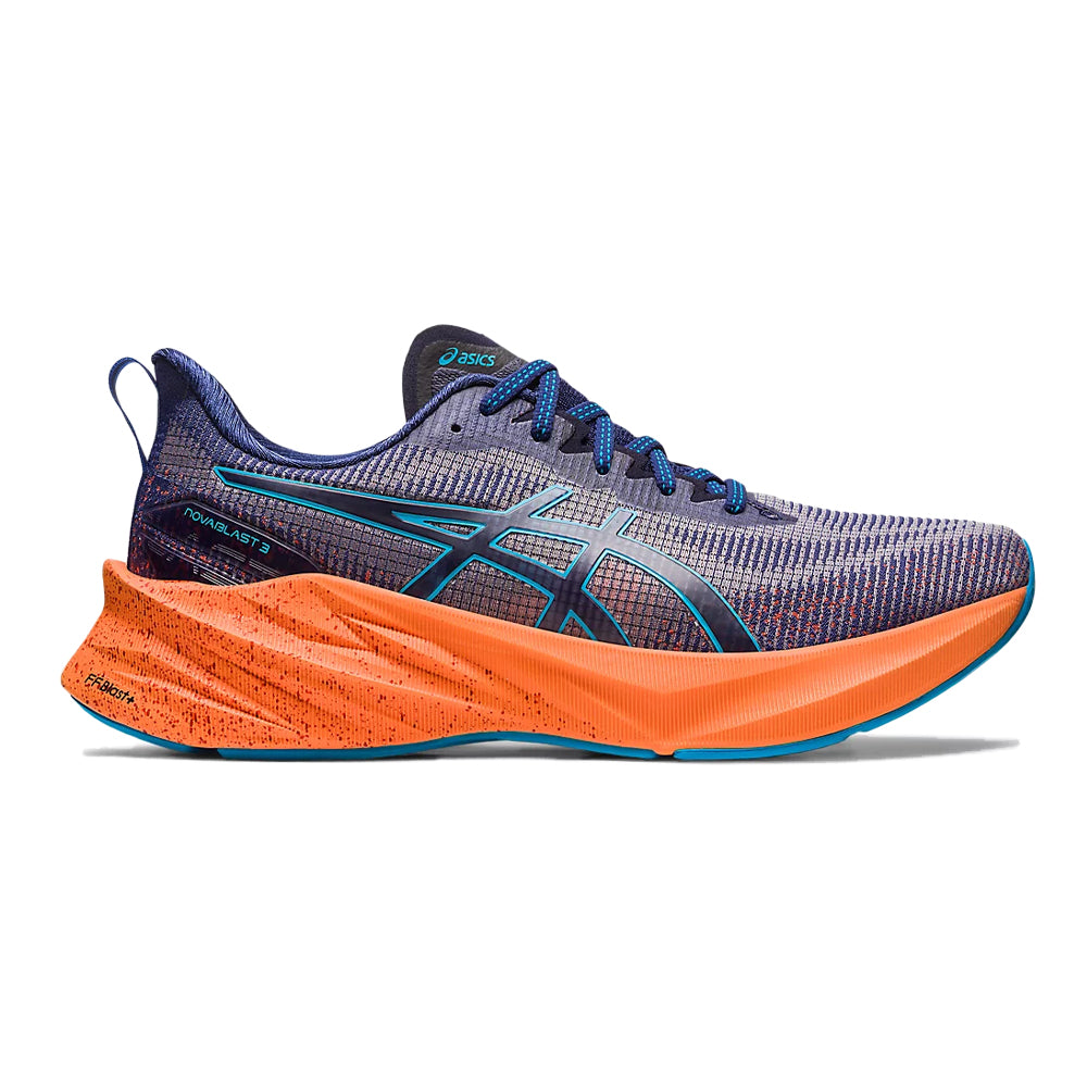Men's Asics Novablast 3 LE, Indigo Blue/Island Blue, 10 D Medium