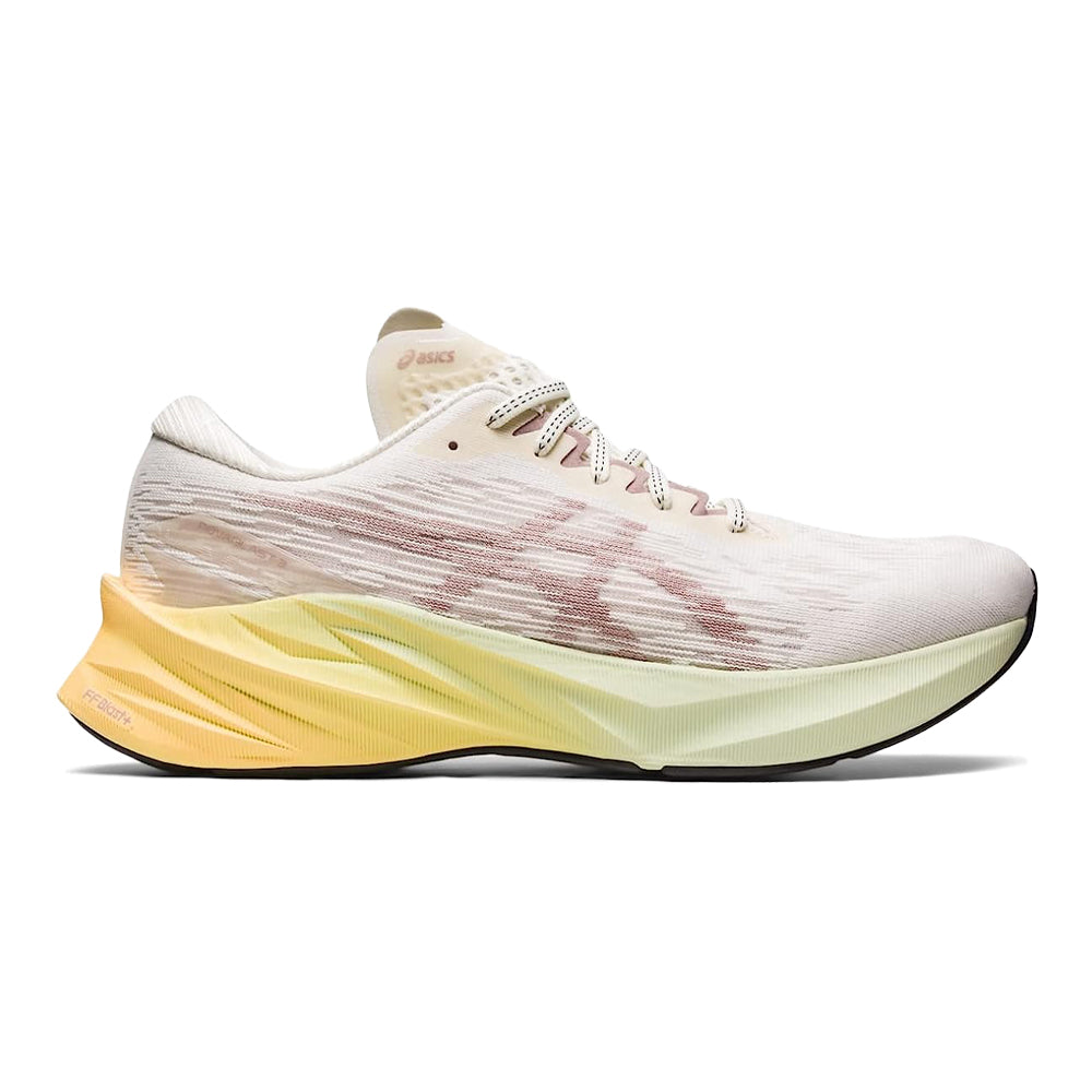 Men's Asics Novablast 3, Cream/Fawn, 8 D Medium