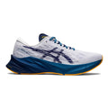 Men's Asics Novablast 3, White/Deep Ocean, 12 D Medium