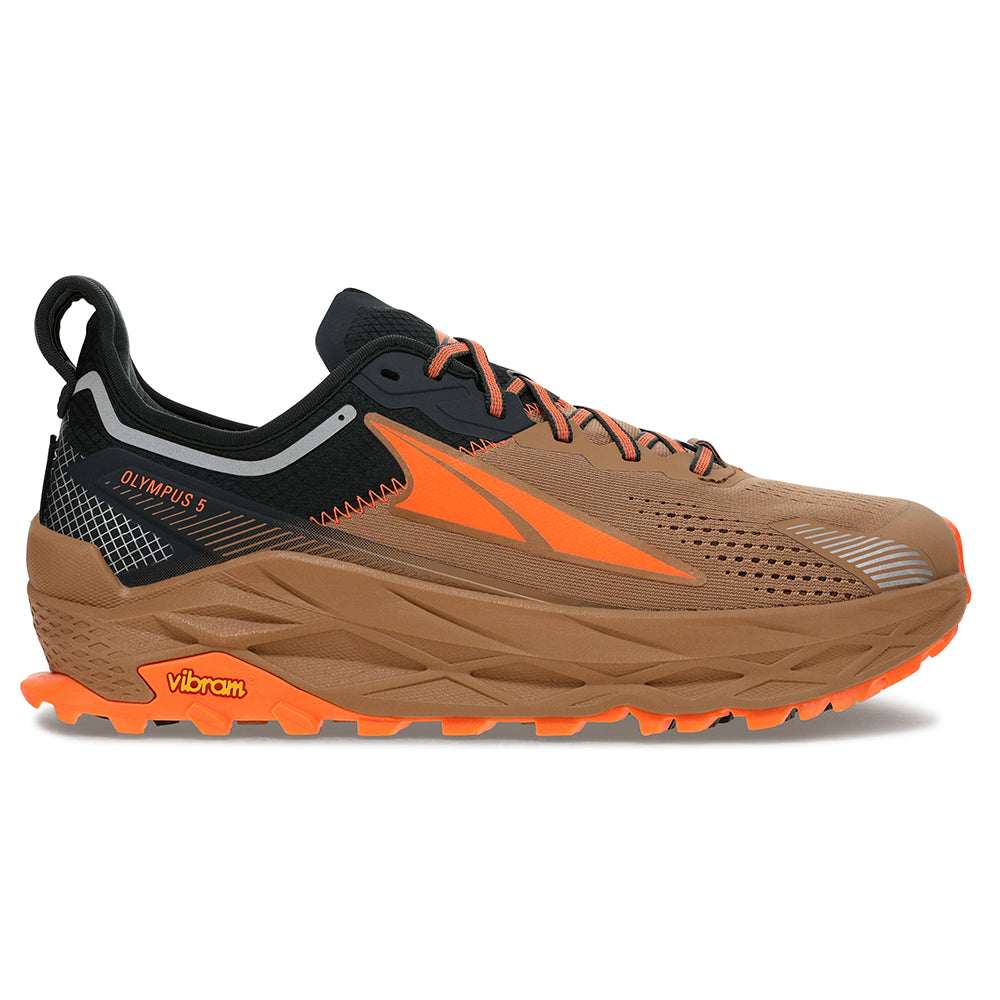 Men's Altra Olympus 5, Brown, 9 D Medium