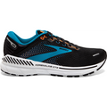 Men's Brooks Adrenaline GTS 22, Black/Blue/Orange, 7.5 D Medium