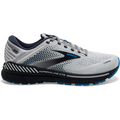 Men's Brooks Adrenaline GTS 22, Oyster/India Ink/Blue, 8 D Medium