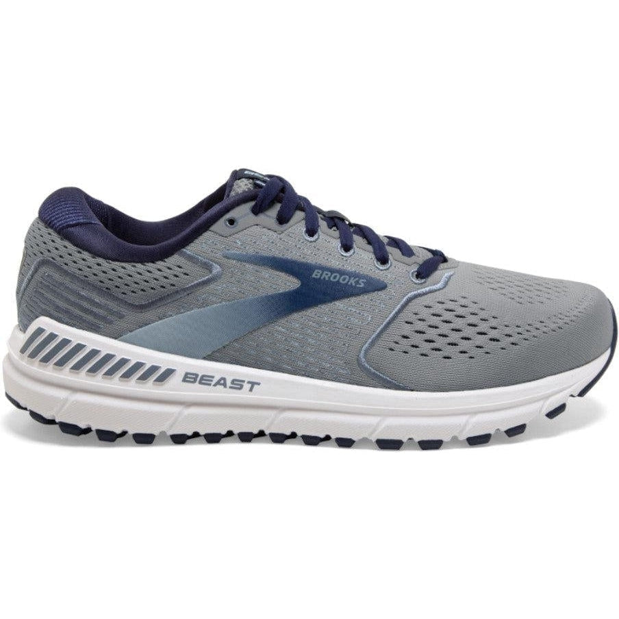 Men's Brooks Beast '20, Blue/Grey/Peacoat, 10.5 2E Wide
