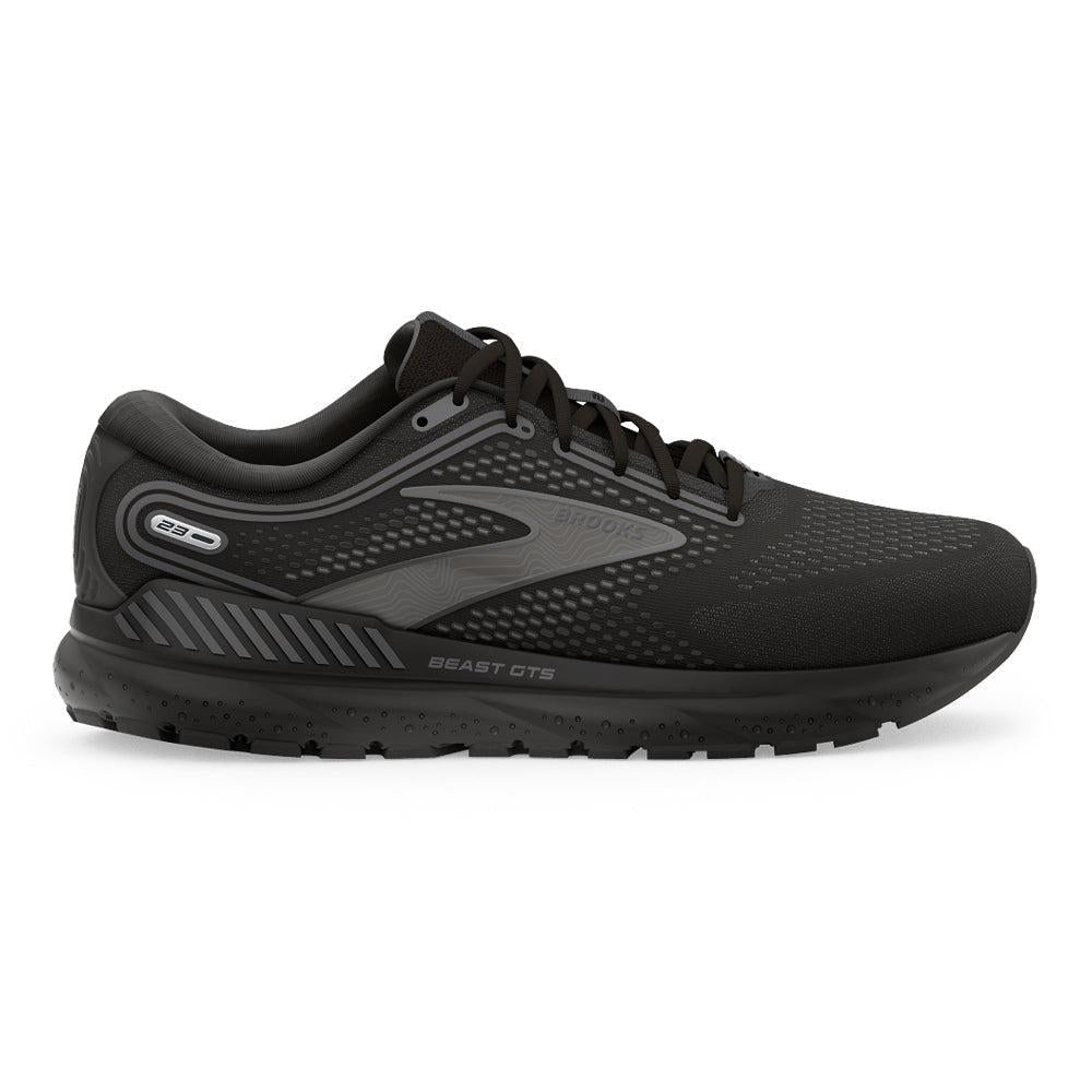 Men's Brooks Beast GTS 23, Black/Gunmetal, 13 D Medium